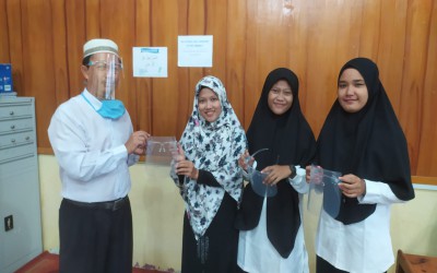 Perketat Penerapan Protocol Kesehatan di Lingkungan MTs Khairul Ummah